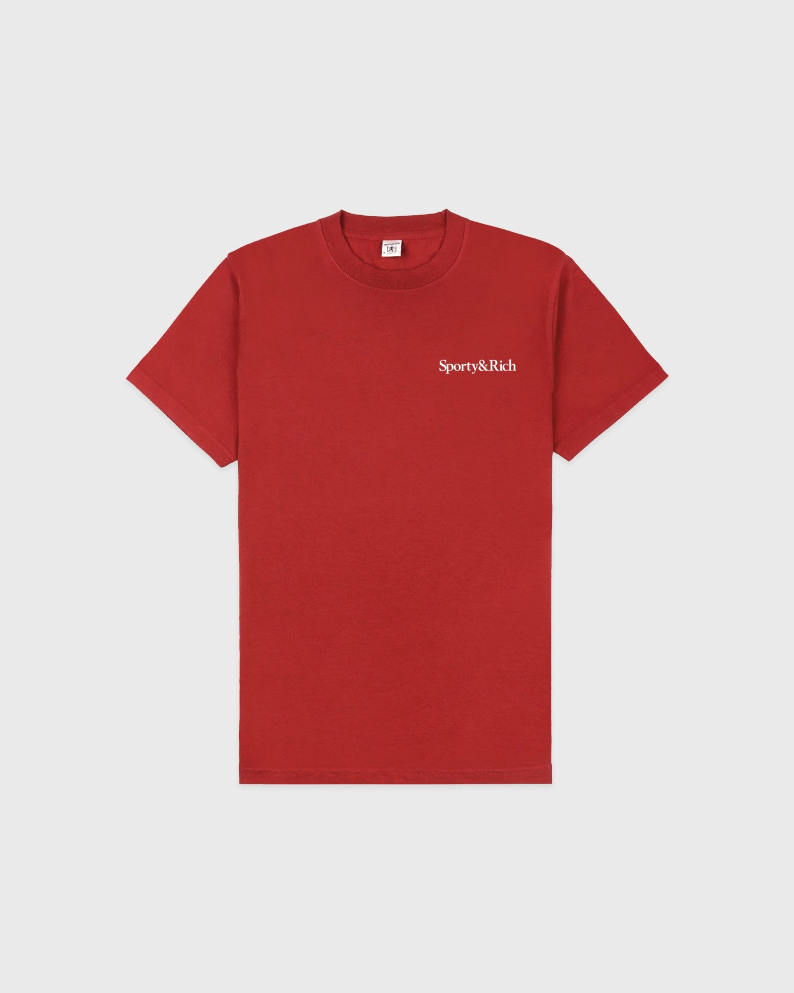 Health Is Wealth Tshirt - Faded Merlot/White Sporty & Rich Outlet