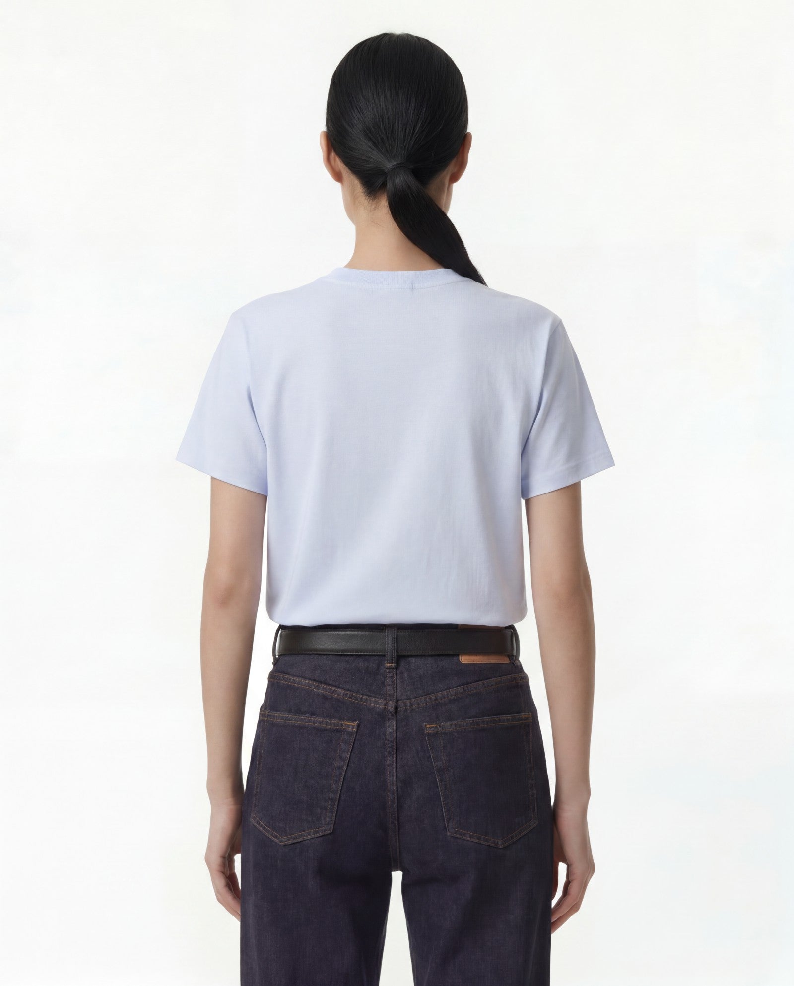 H&W Crest T-Shirt - Ciel Sporty & Rich Sale
