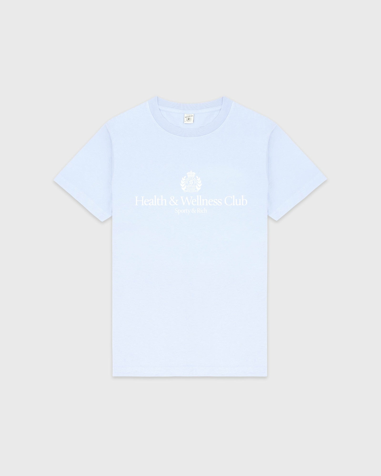 H&W Crest T-Shirt - Ciel Sporty & Rich Sale