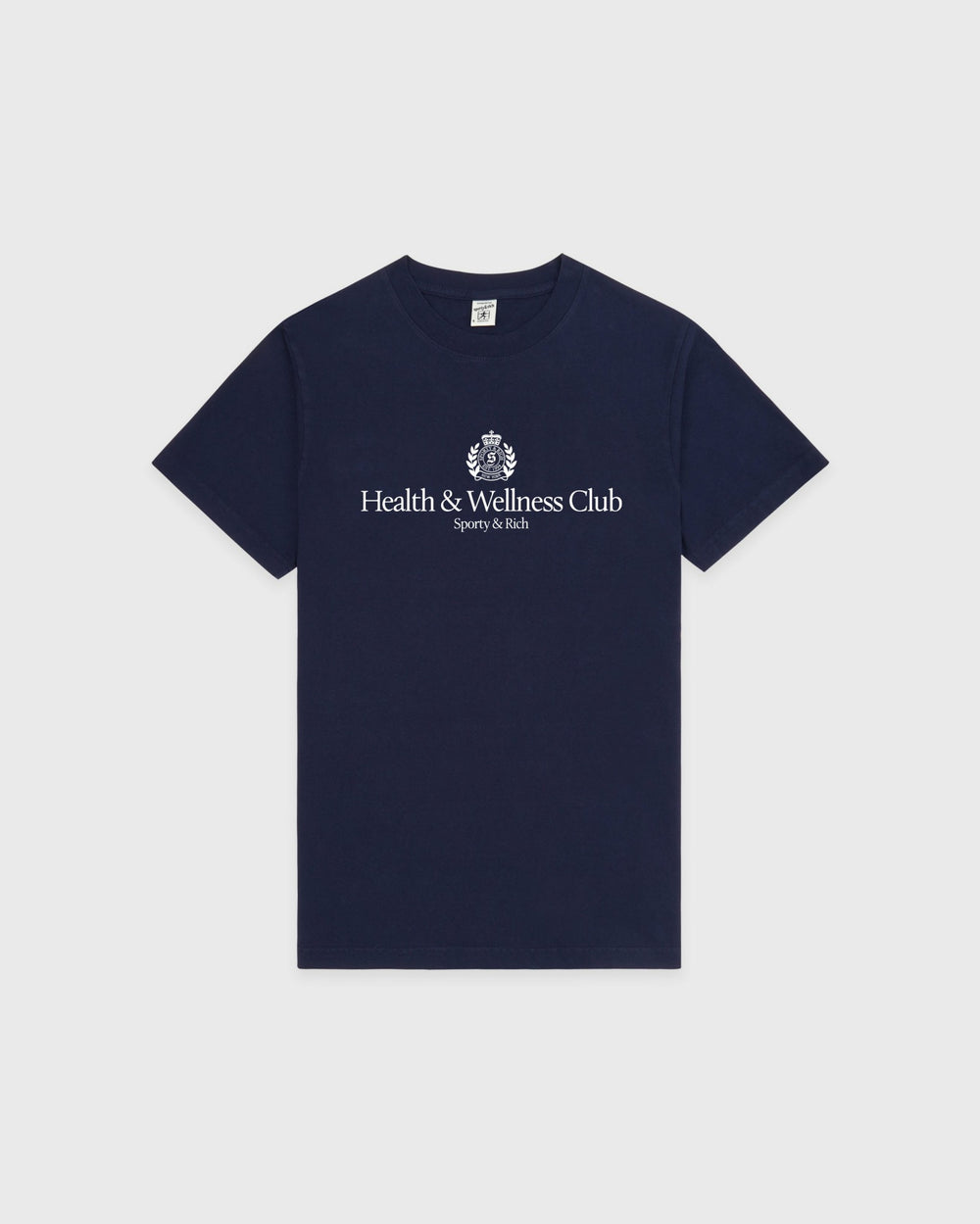 H&W Crest T-Shirt - Dark Navy Sporty & Rich Discount