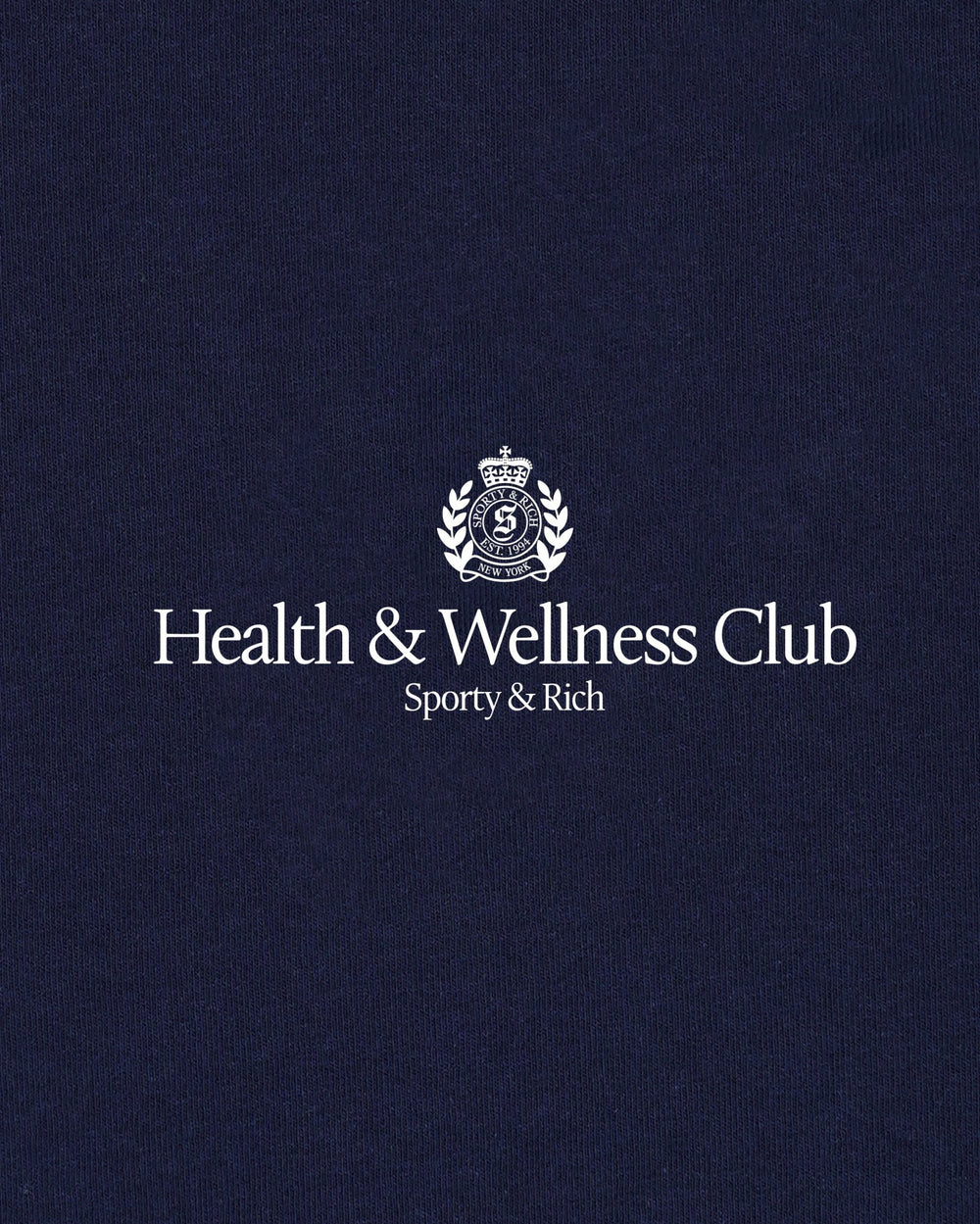 H&W Crest T-Shirt - Dark Navy Sporty & Rich Discount