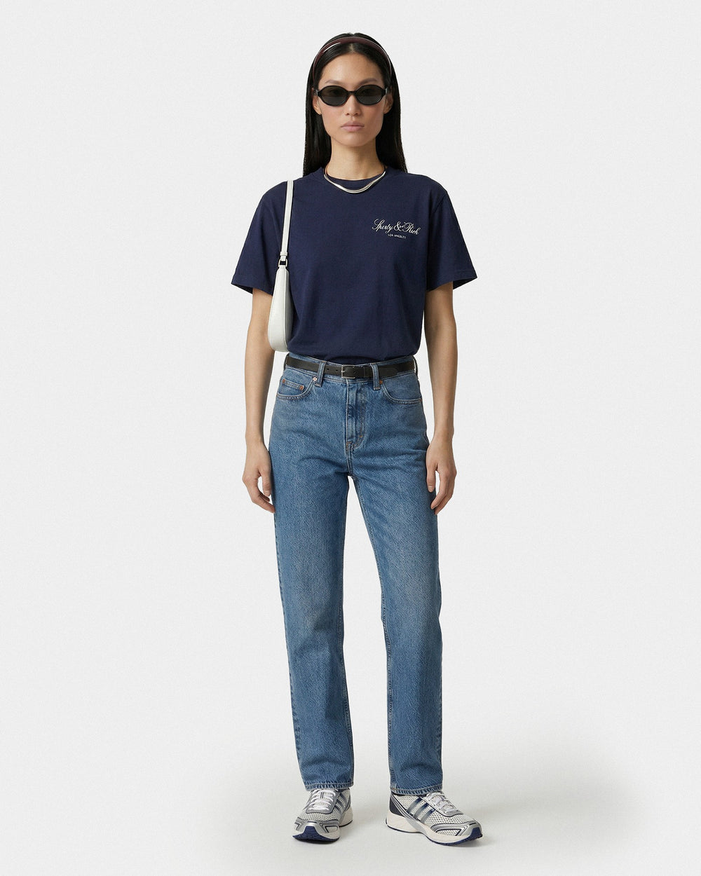 Vendome LA T-Shirt - Navy/White Sporty & Rich US