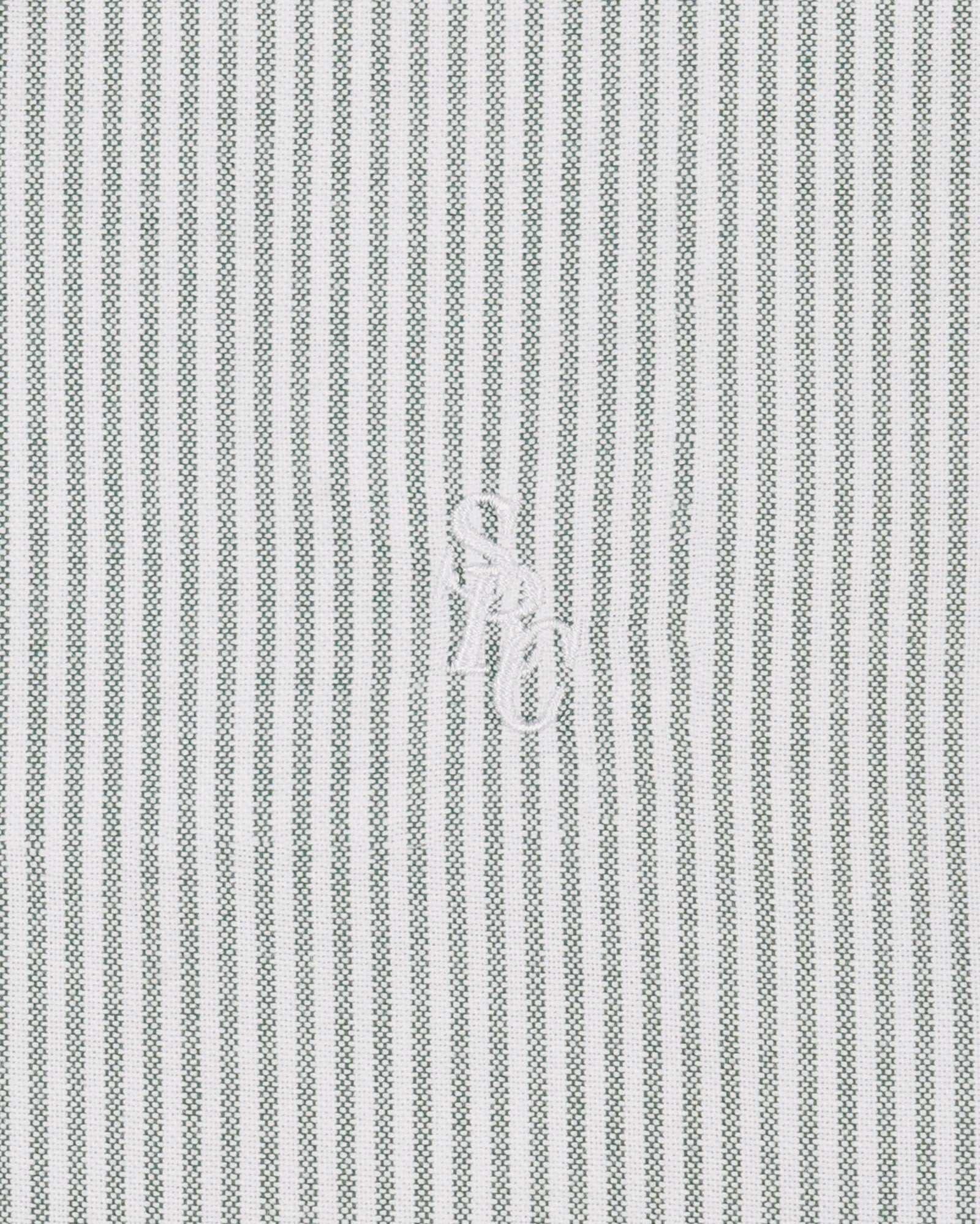 SRC Oversized Oxford Shirt Men - Forest striped Sporty & Rich Discount