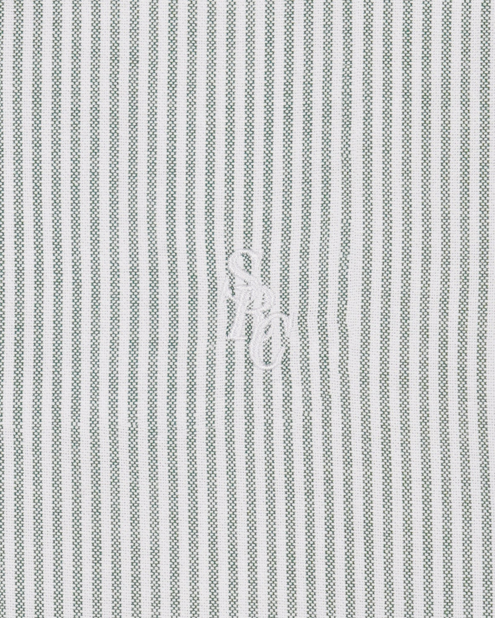 SRC Oversized Oxford Shirt Men - Forest striped Sporty & Rich Discount