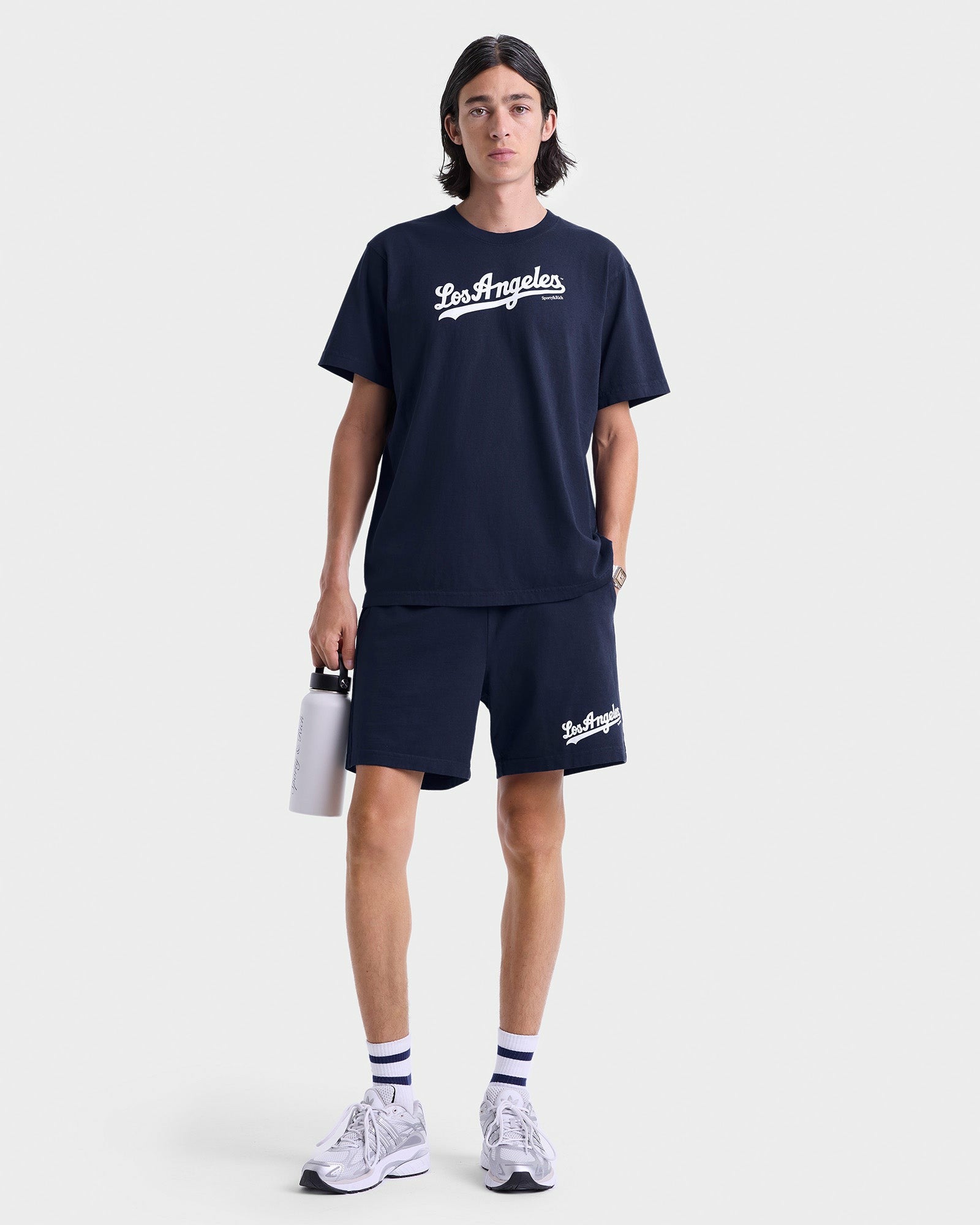 Dodgers Gym Short - Navy/White Sporty & Rich US