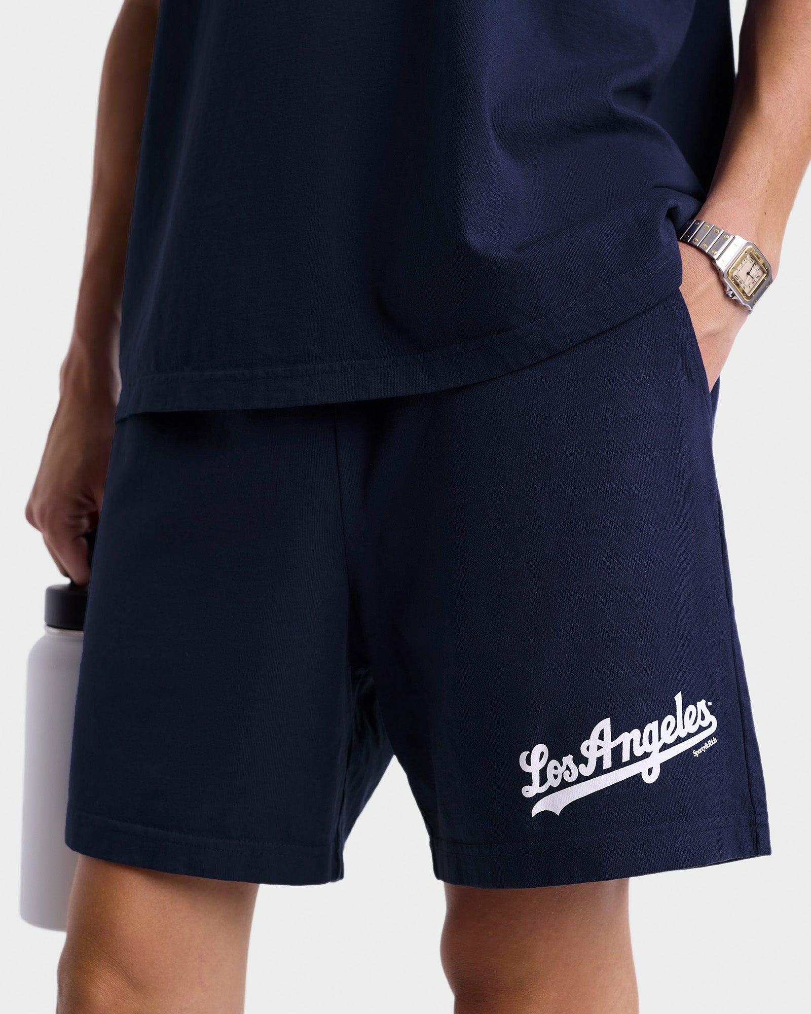 Dodgers Gym Short - Navy/White Sporty & Rich US