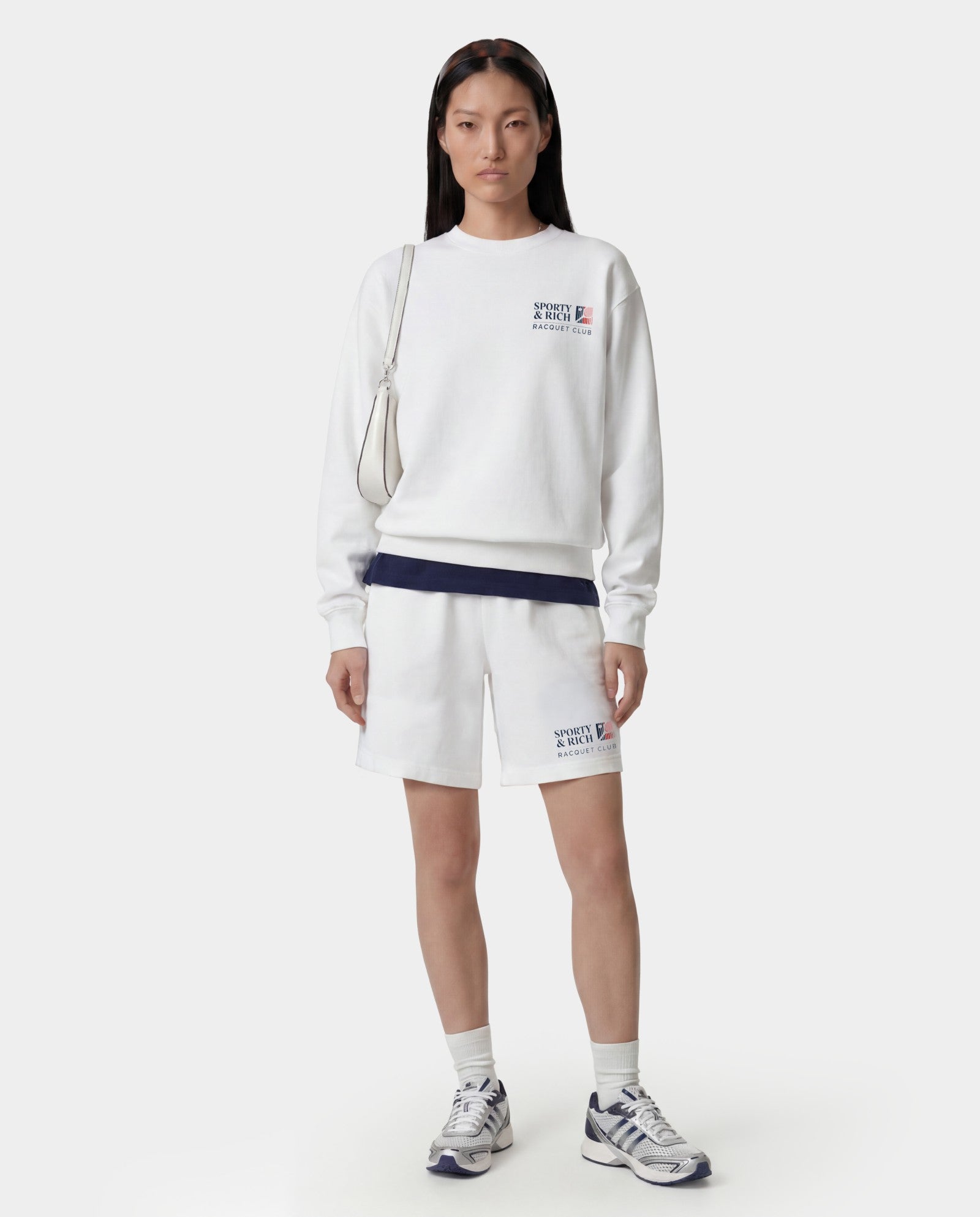 Promo Gym Short - White Sporty & Rich Online