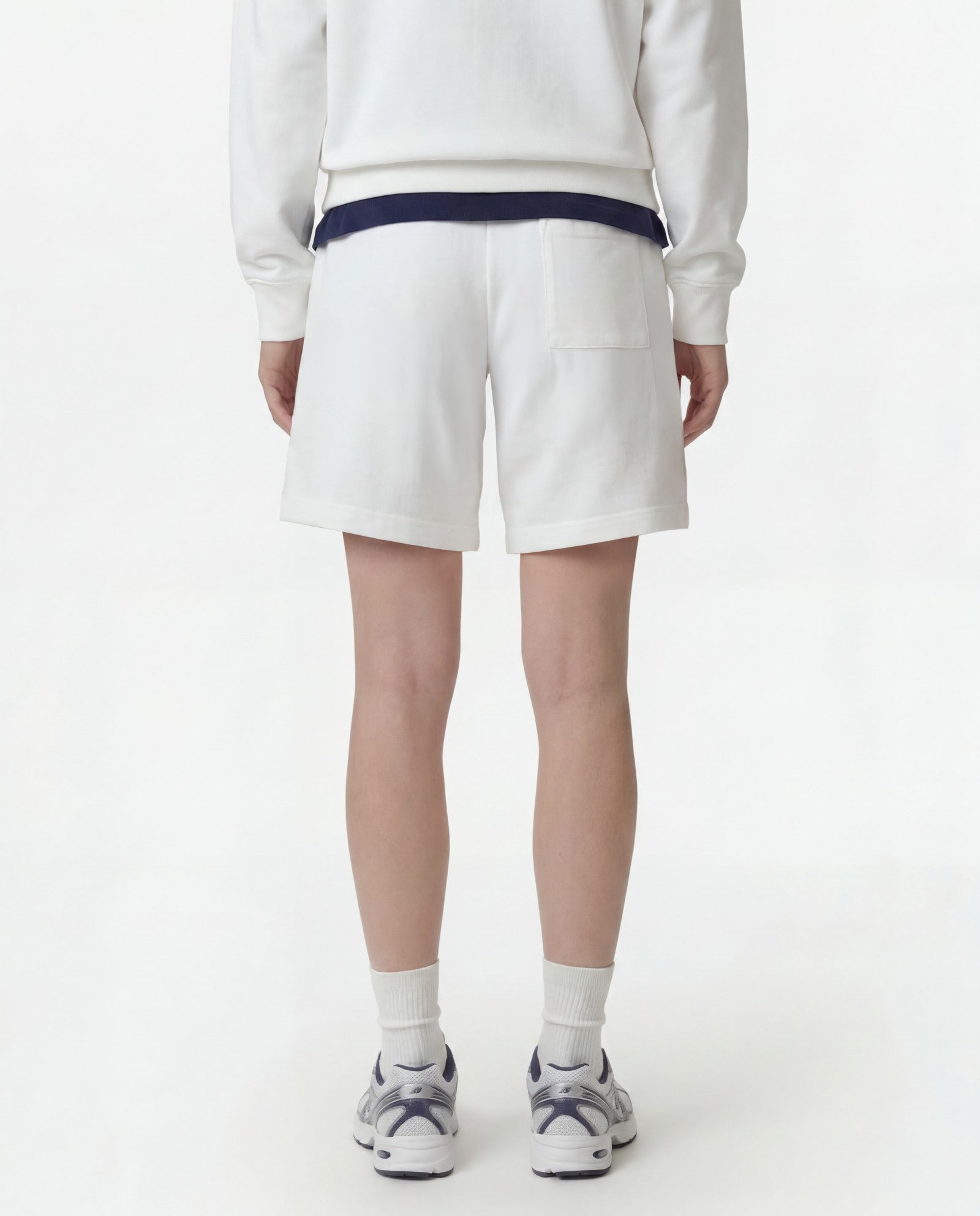 Promo Gym Short - White Sporty & Rich Online