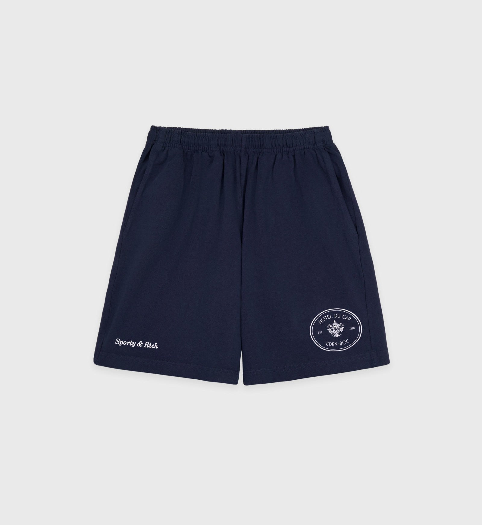 Eden Crest Gym Short - Navy/White Sporty & Rich For Sale