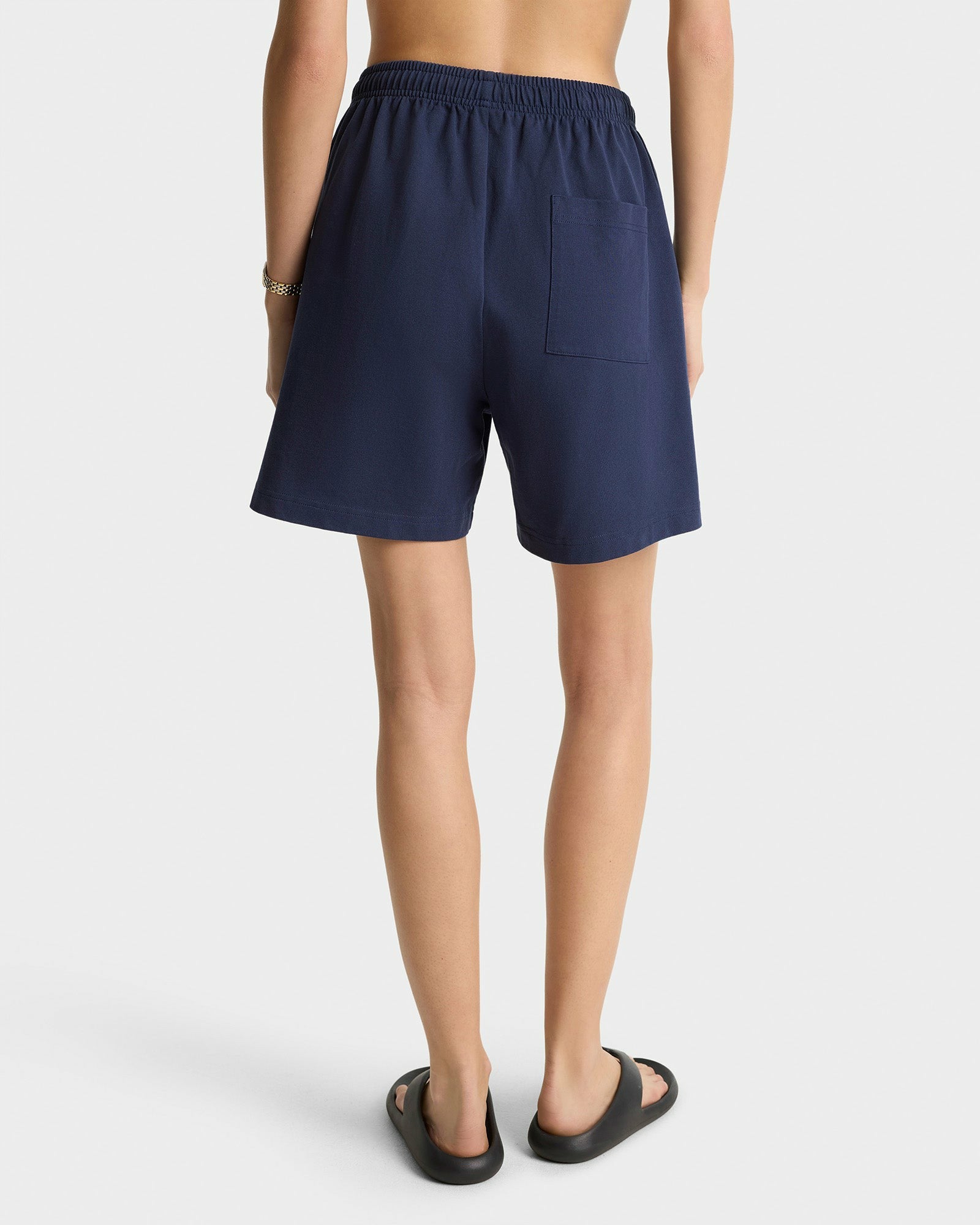 Eden Crest Gym Short - Navy/White Sporty & Rich For Sale