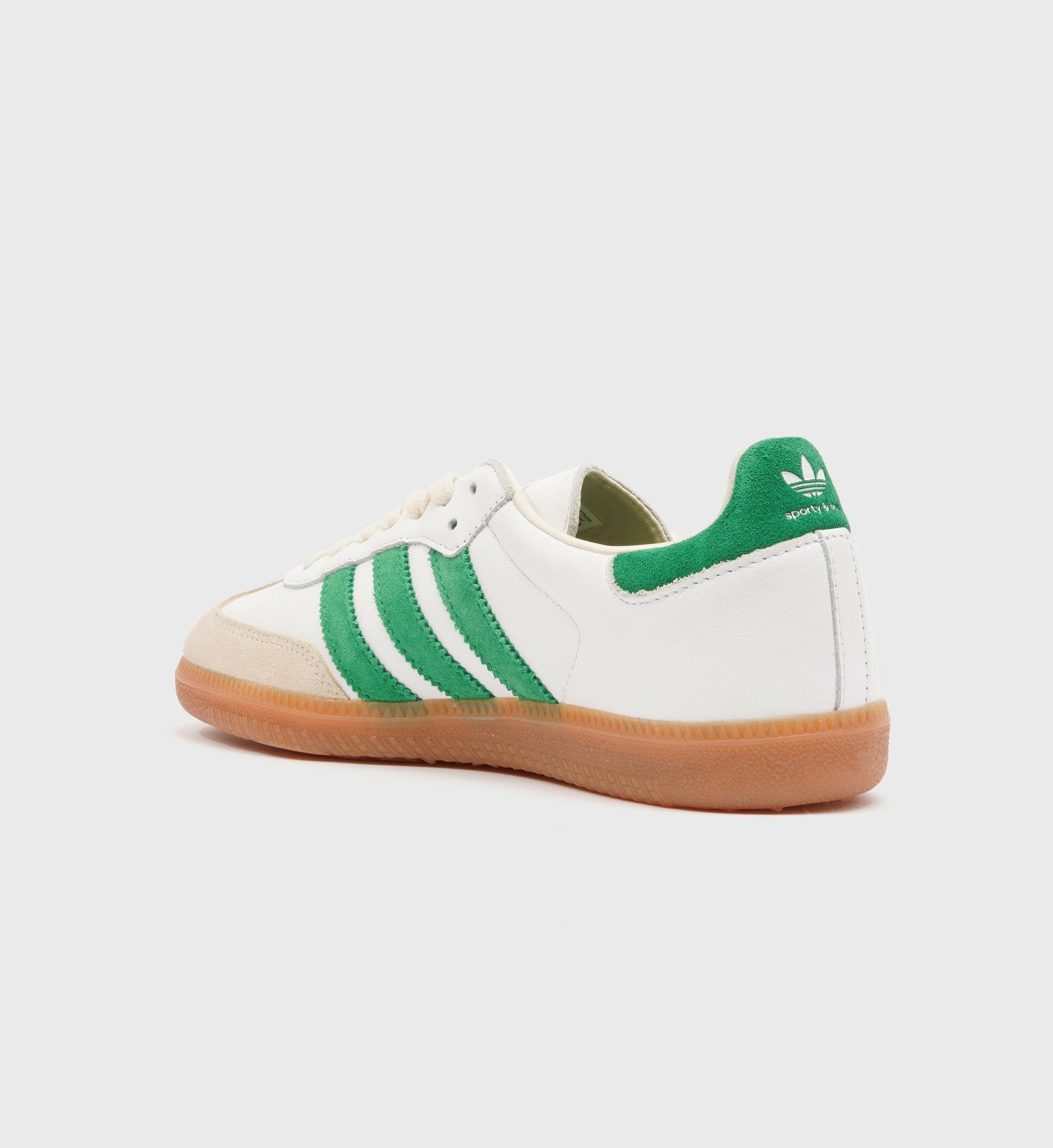 Samba - White/Jolly Green Sporty & Rich US