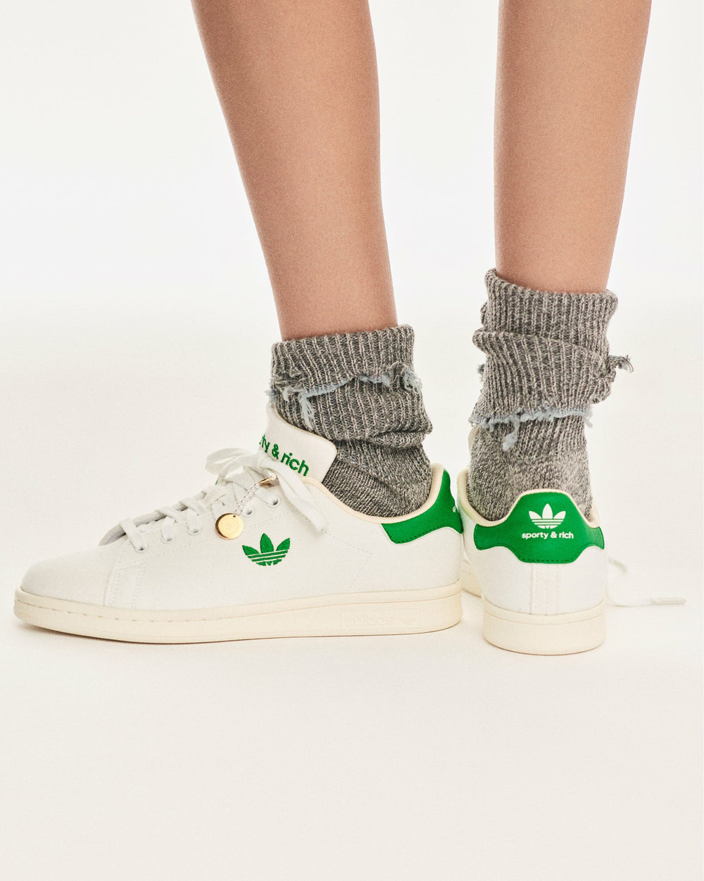 Stan Smith - White/Jolly Green Sporty & Rich Sale