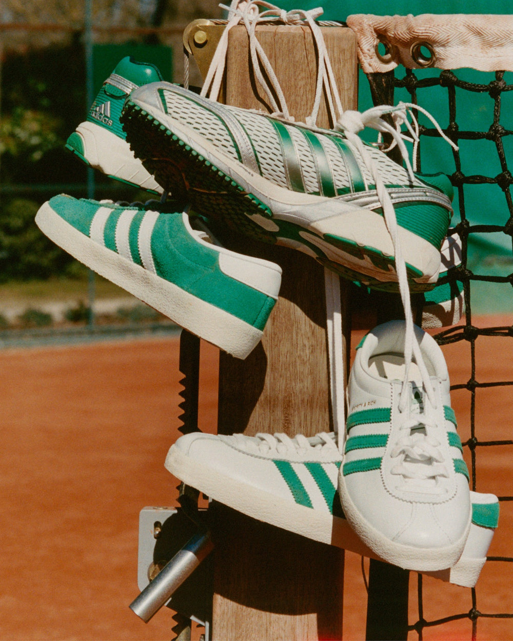 S&R Blanc - Court Green/White Sporty & Rich Outlet