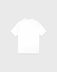 Signature Logo Kids Terry Polo - White/Light Navy Sporty & Rich Outlet