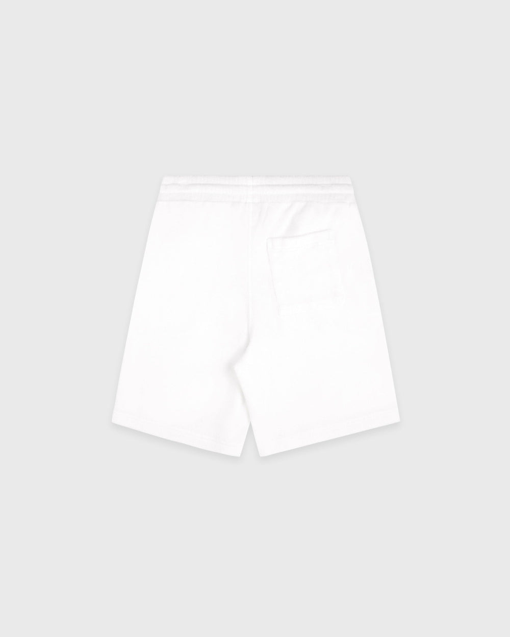 Signature Logo Kids Terry Short - White/Light Navy Sporty & Rich US