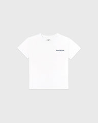 Drink More Water Kids T-Shirt - White/Light Navy Sporty & Rich Online
