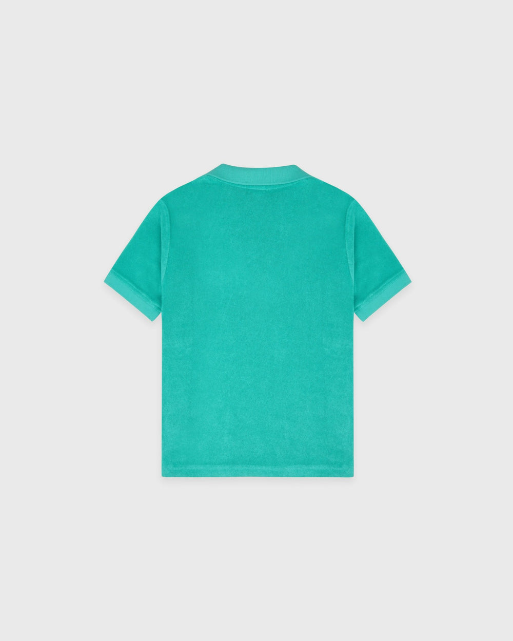 Signature Logo Kids Terry Polo - Amalfi Green/White Sporty & Rich Discount