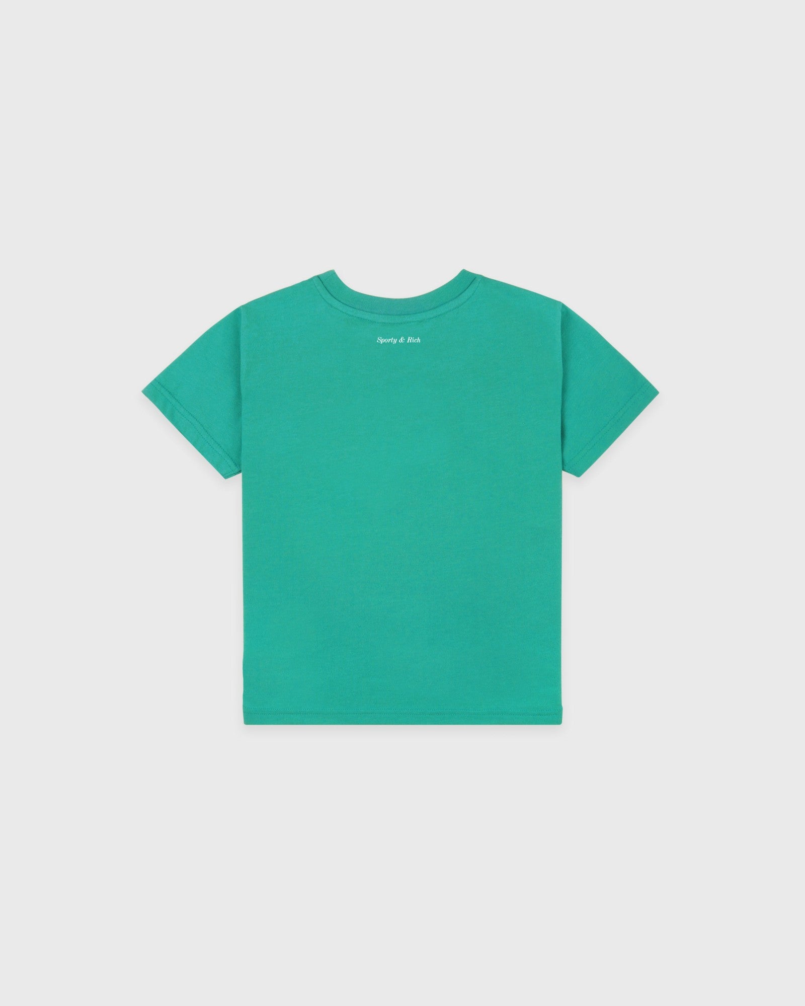 Be Nice Kids T-Shirt - Amalfi Green/White Sporty & Rich US