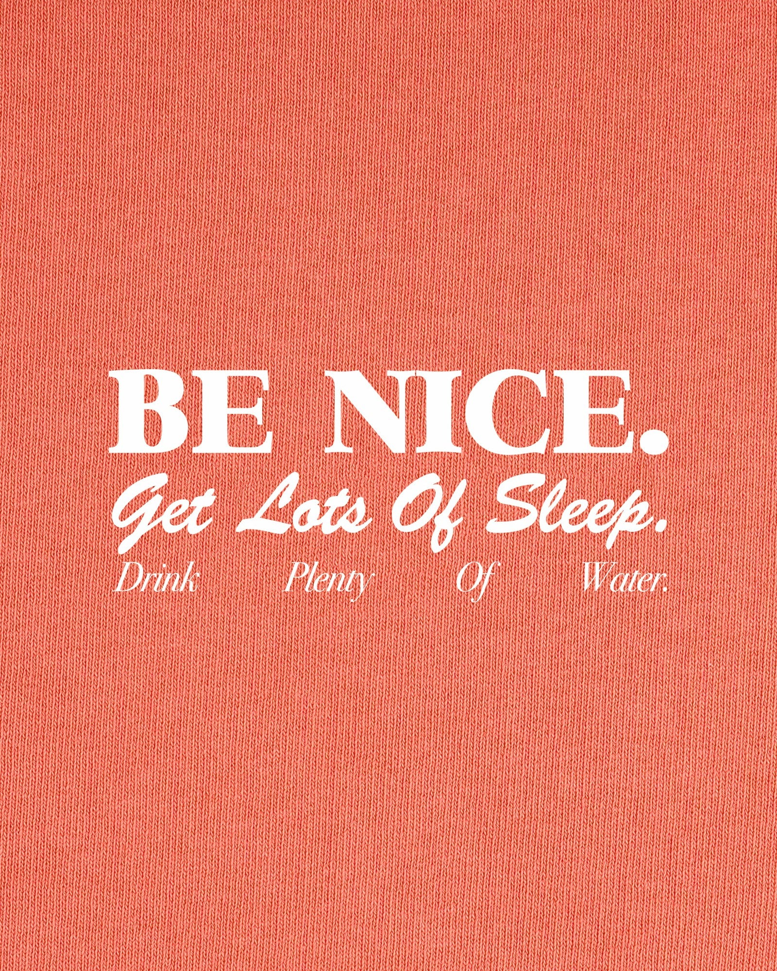 Be Nice Kids Crewneck - Flamingo/White Sporty & Rich Sale