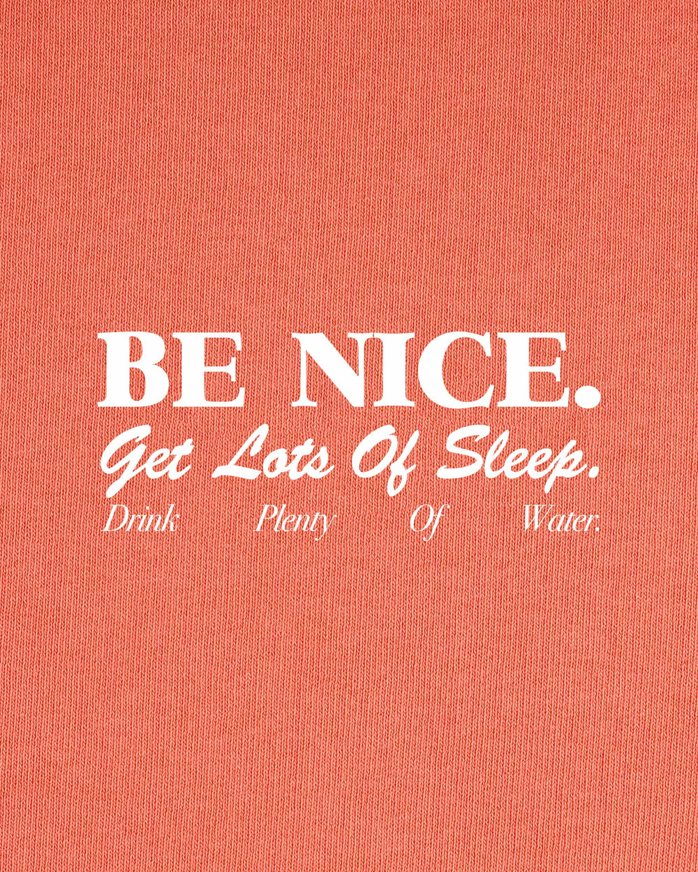 Be Nice Kids Crewneck - Flamingo/White Sporty & Rich Sale