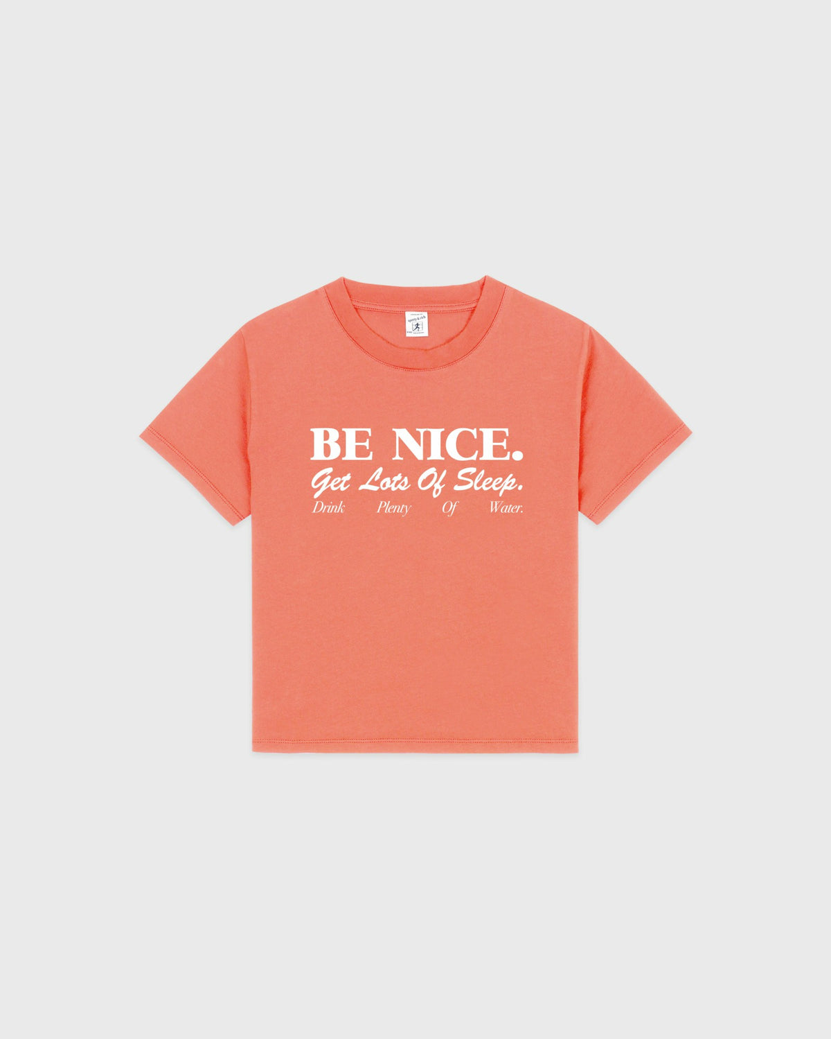 Be Nice Kids T-Shirt - Flamingo/White Sporty & Rich Online