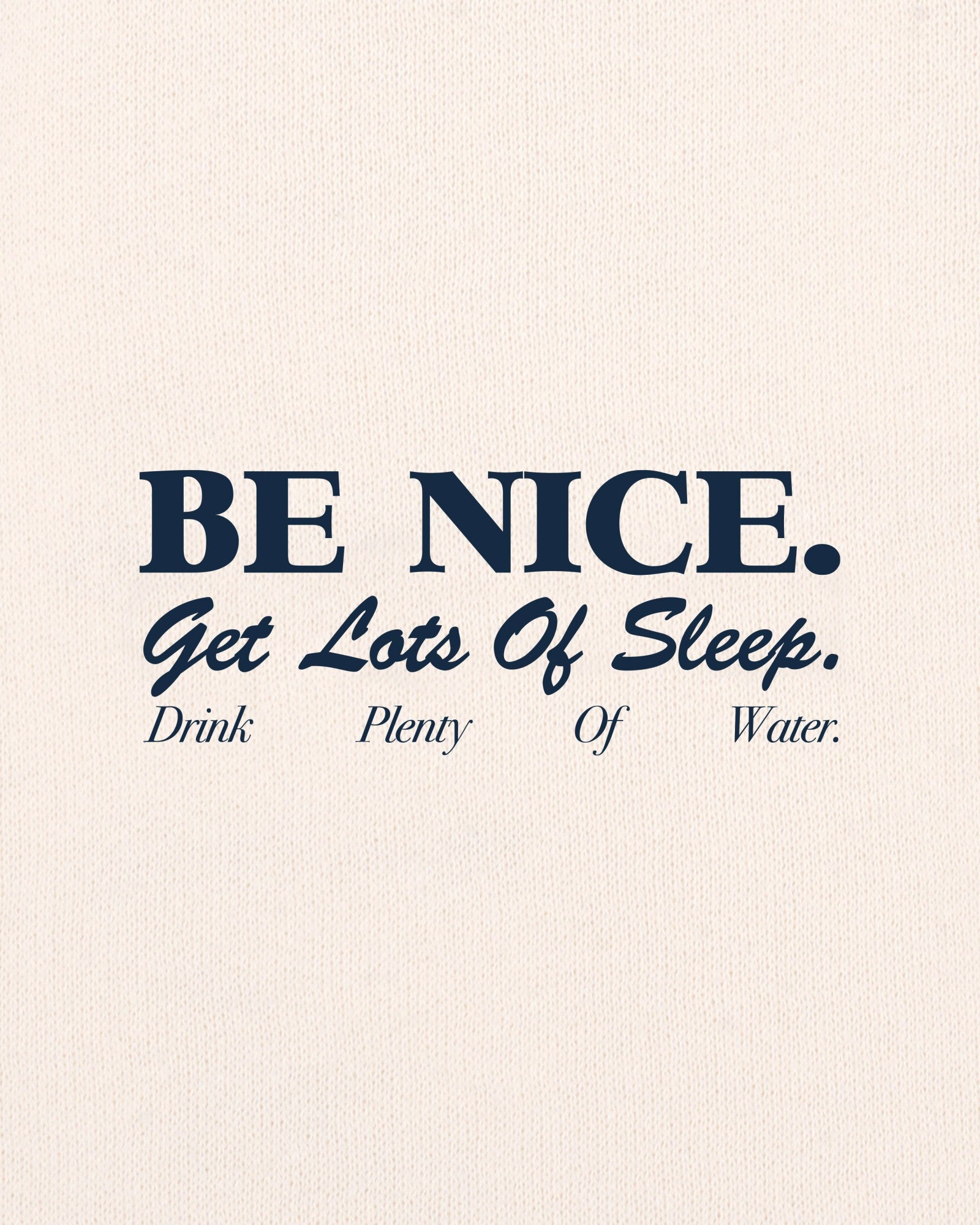 Be Nice Kids T-Shirt - Ecru Sporty & Rich Outlet