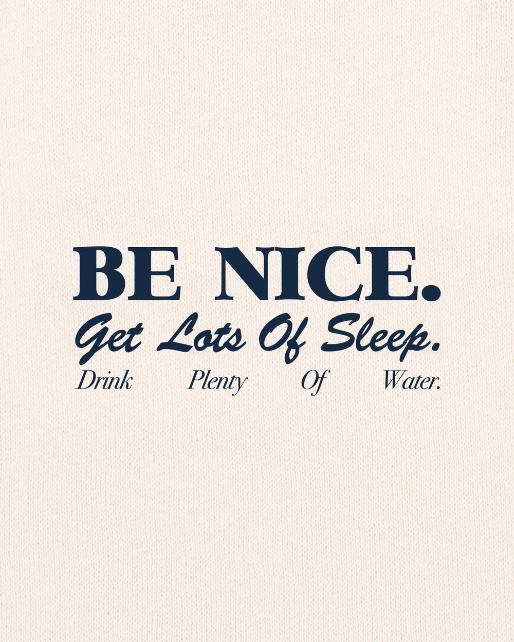 Be Nice Kids T-Shirt - Ecru Sporty & Rich Outlet