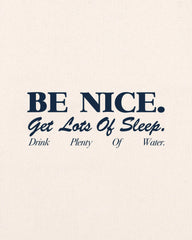 Be Nice Kids T-Shirt - Ecru Sporty & Rich Outlet