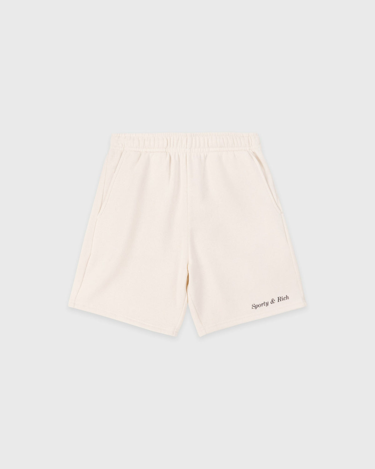 Classic Logo Kids Gym Short - Ecru Sporty & Rich US
