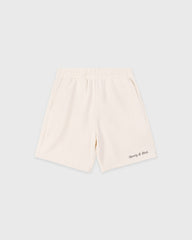 Classic Logo Kids Gym Short - Ecru Sporty & Rich US