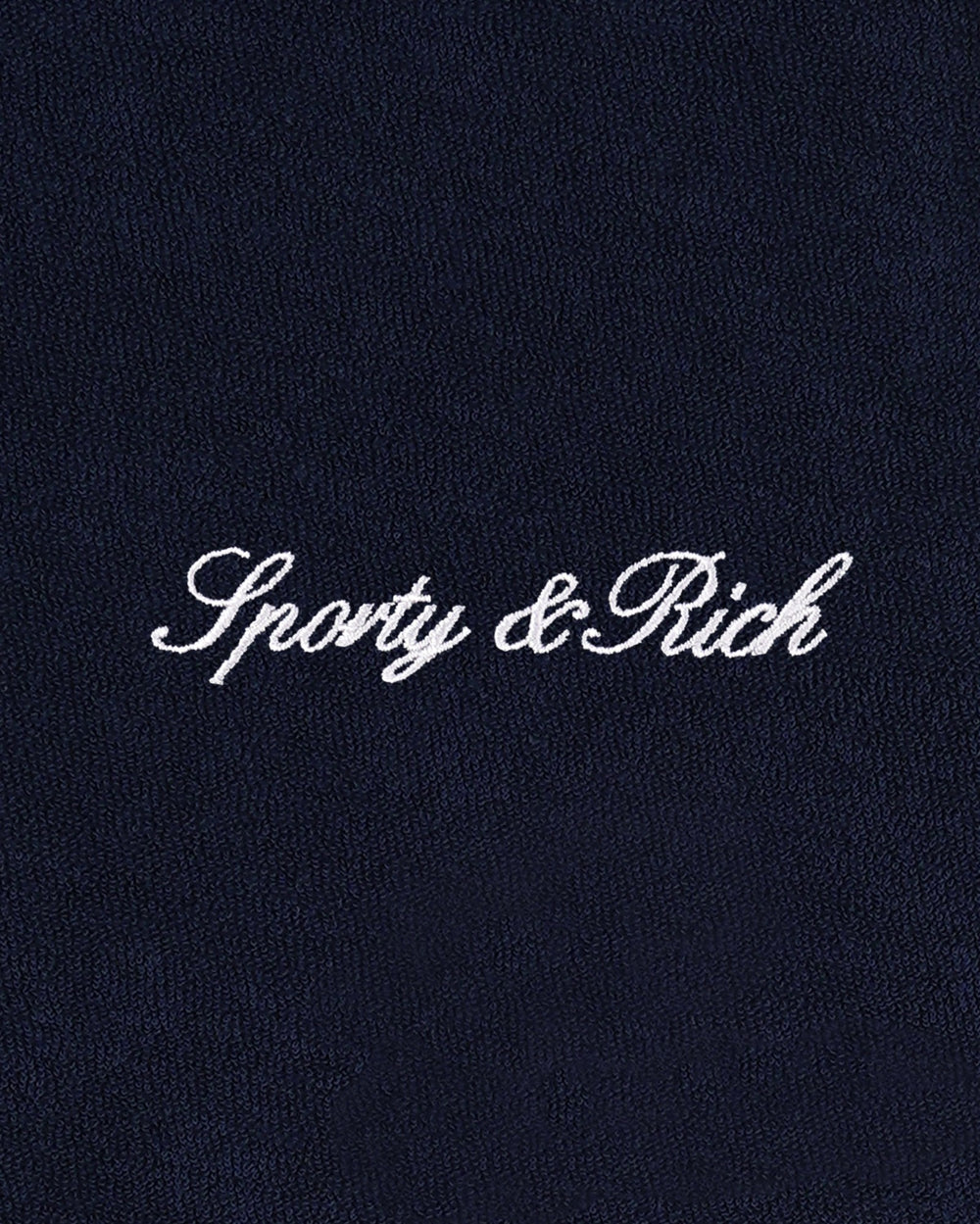 Signature Logo Kids Terry Polo - Dark Navy Sporty & Rich Sale
