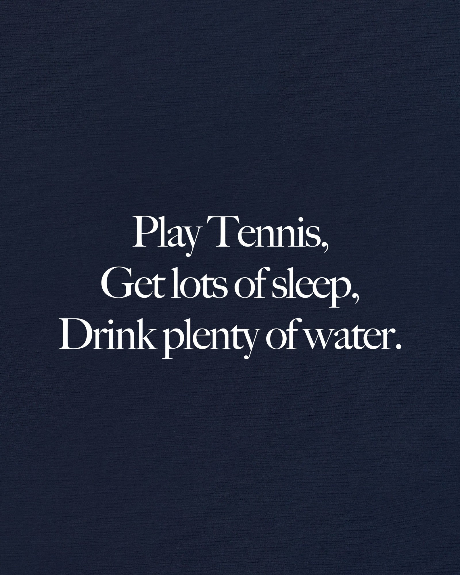 Play Tennis Kids Crewneck - Dark Navy Sporty & Rich For Sale
