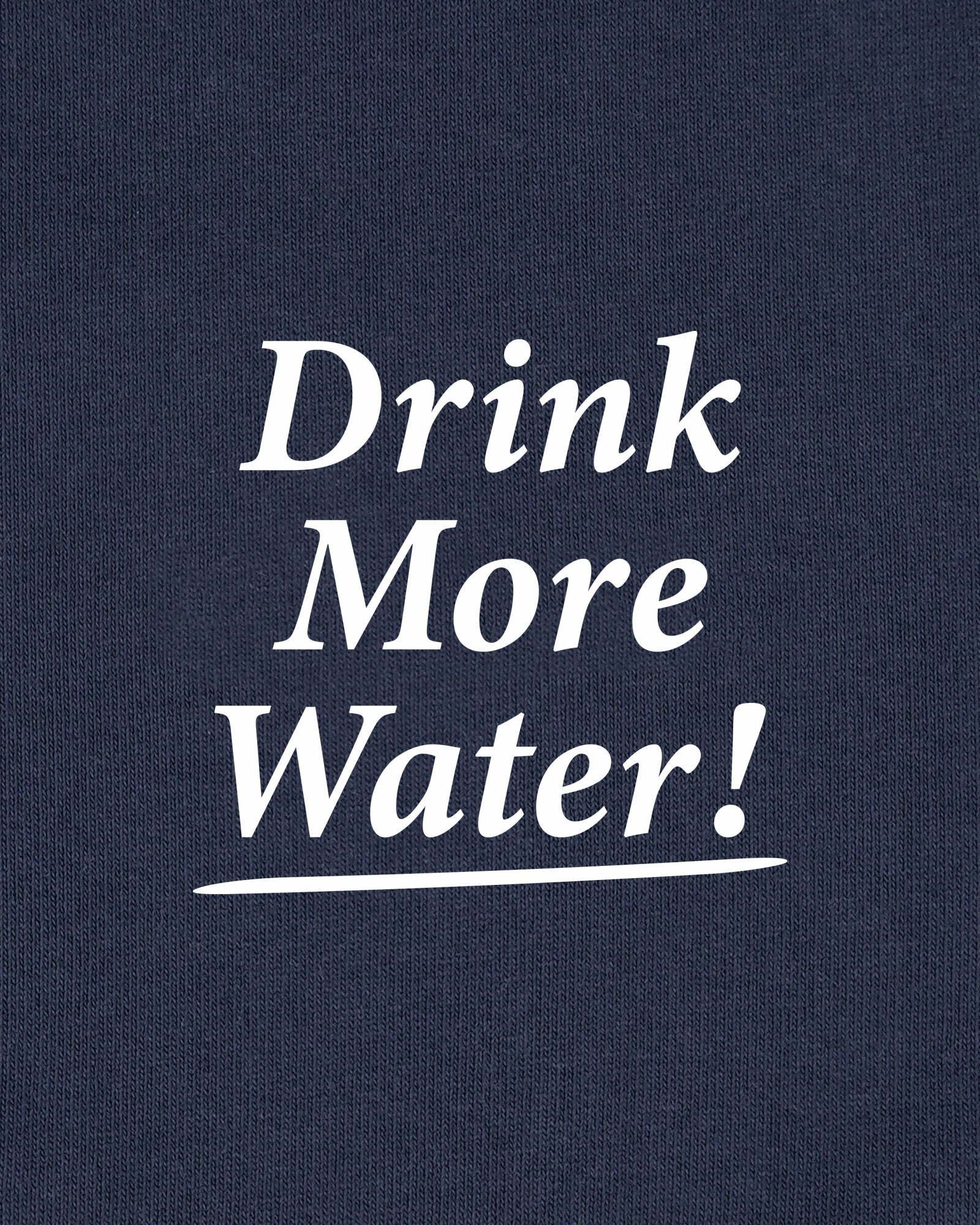 Drink More Water Kids T-Shirt - Light Navy/White Sporty & Rich Online