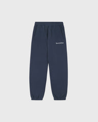 Serif Logo Kids Sweatpant - Light Navy/White Sporty & Rich Discount