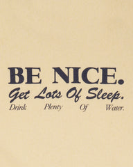 Be Nice Kids Crewneck - Almond Sporty & Rich For Sale