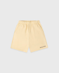 Classic Logo Kids Gym Short - Almond Sporty & Rich Outlet
