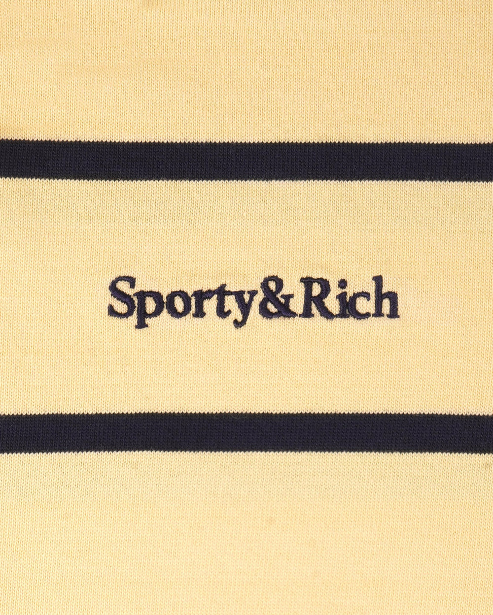 Serif Logo Kids Rugby Polo - Almond/Navy Sporty & Rich Sale