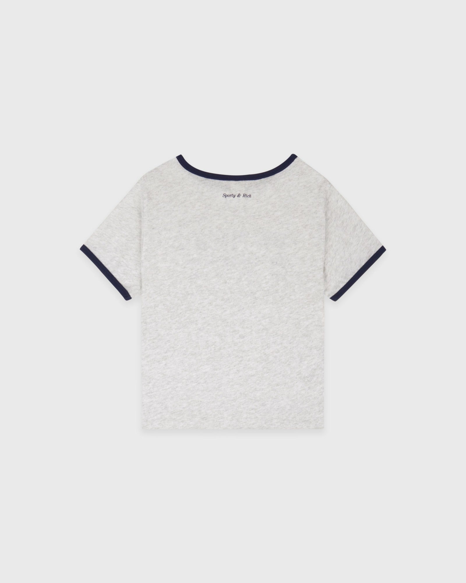 Be Nice Kids Ringer Tee - Heather Gray/Dark Navy Sporty & Rich Discount