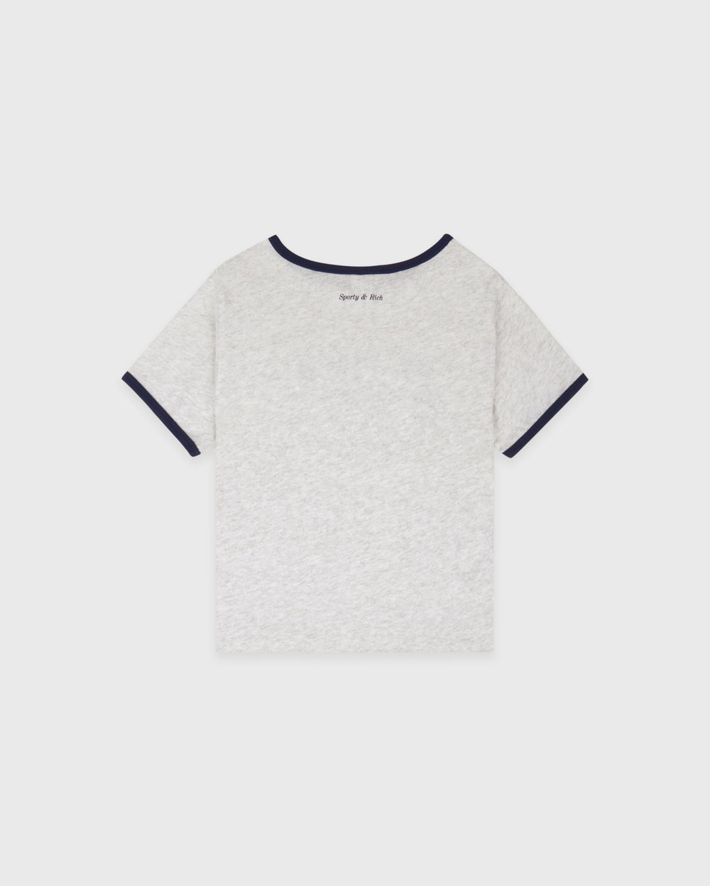 Be Nice Kids Ringer Tee - Heather Gray/Dark Navy Sporty & Rich Discount