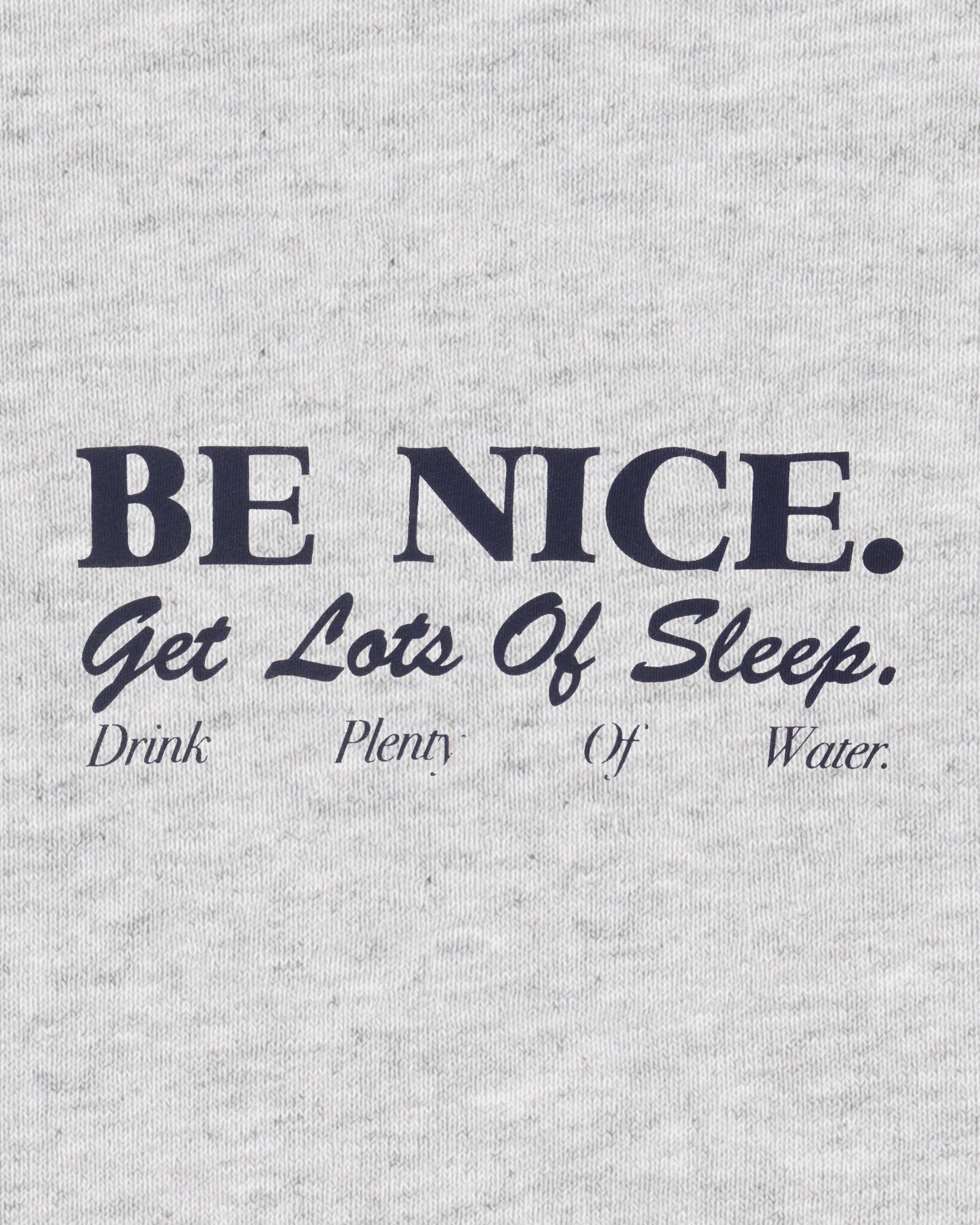 Be Nice Kids Ringer Tee - Heather Gray/Dark Navy Sporty & Rich Discount