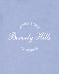 Beverly Script Kids Crewneck - Periwinkle Sporty & Rich For Sale
