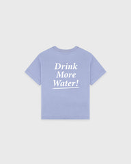 Drink More Water Kids T-Shirt - Periwinkle Sporty & Rich US