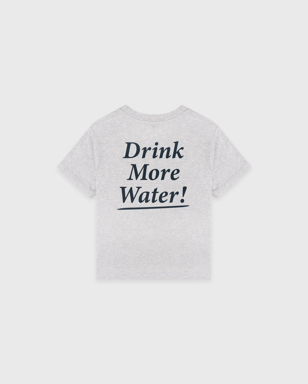 Drink More Water Kids T-Shirt - Heather Gray Sporty & Rich Outlet