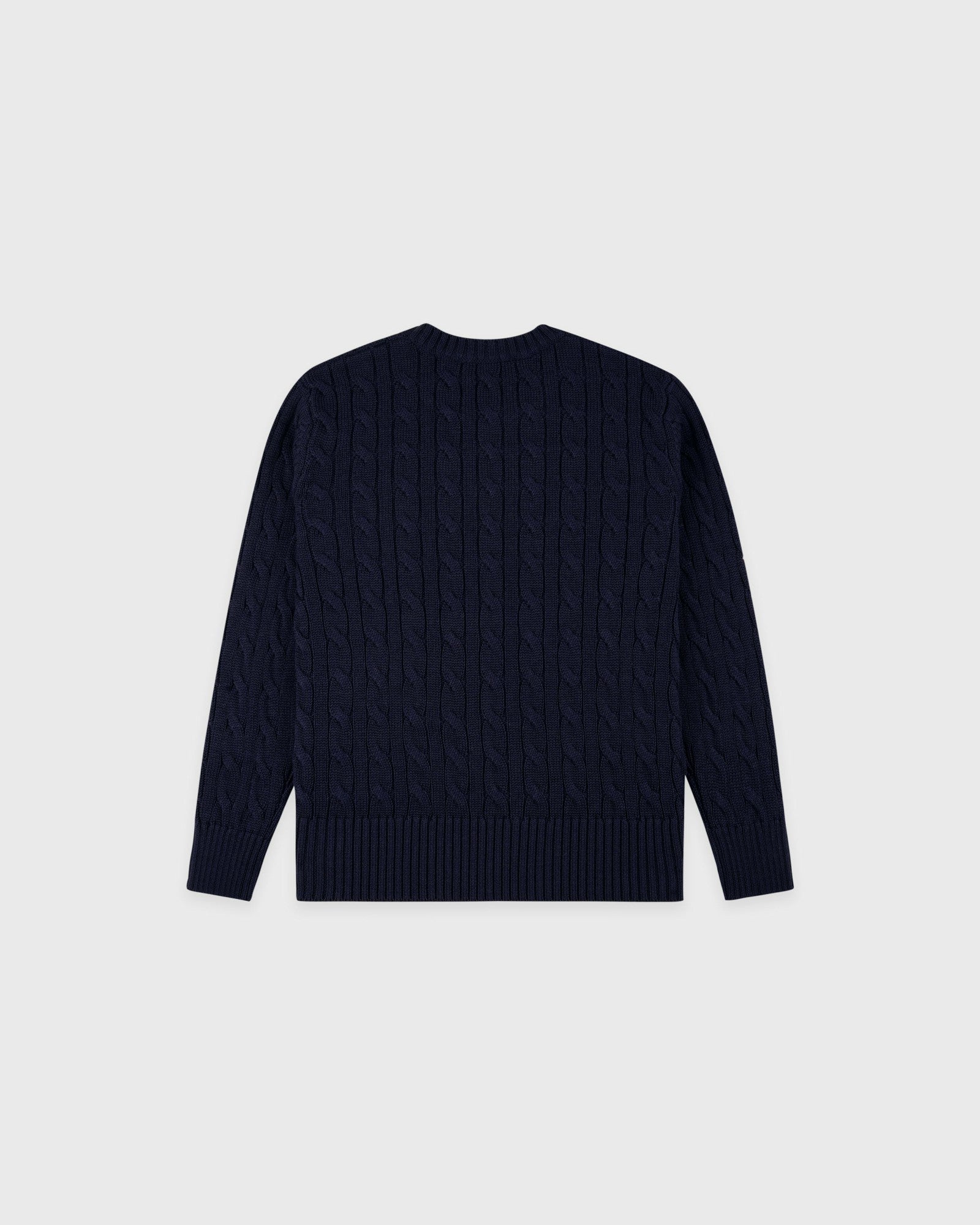 SRC Kids Cableknit Sweater - Dark Navy Sporty & Rich Discount