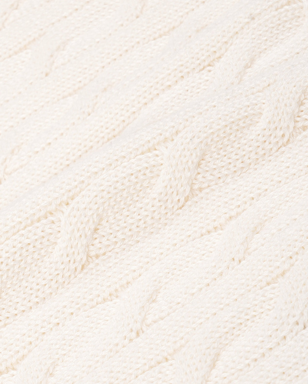 SRC Kids Cableknit Sweater - Ecru Sporty & Rich For Sale