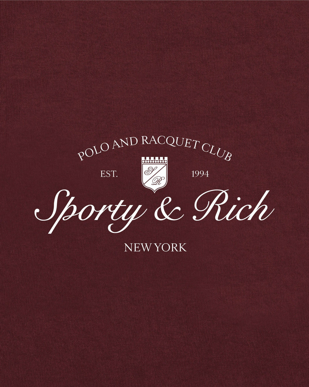 Syracuse Kids T-Shirt - Bordeaux Sporty & Rich US