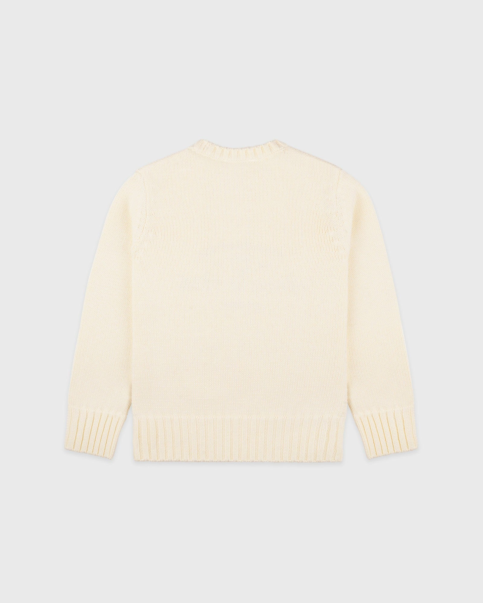 Syracuse Kids Knitted Sweater - Ecru Sporty & Rich Online