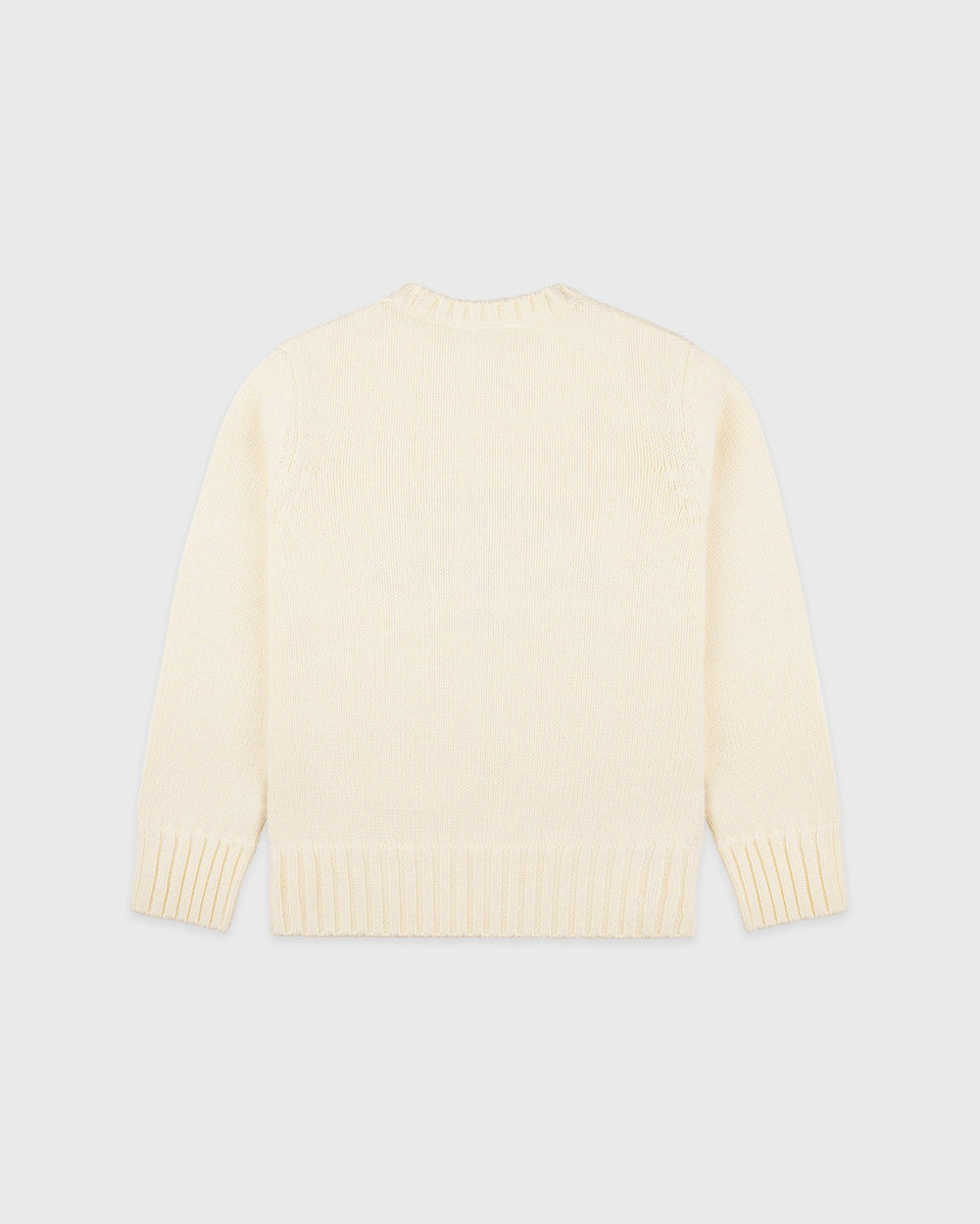 Syracuse Kids Knitted Sweater - Ecru Sporty & Rich Online
