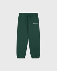 Serif Logo Kids Sweatpant - Forest/White Sporty & Rich Outlet
