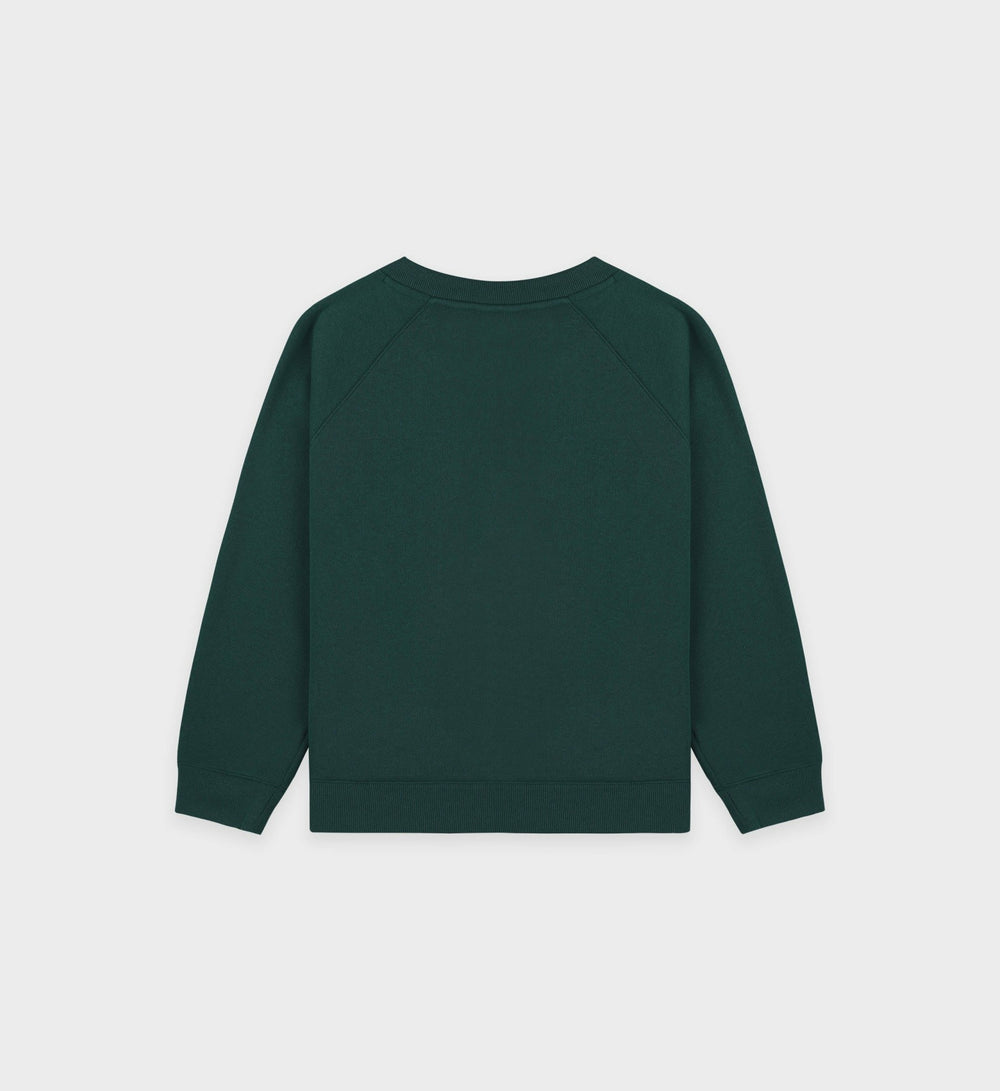 NY 94 Kids Crewneck - Forest/White Sporty & Rich Sale